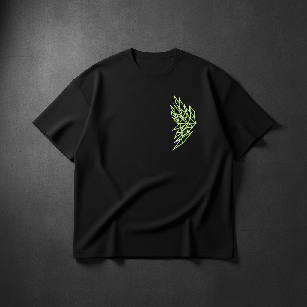 Geometric Flame Tee